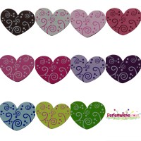 Schnörkelherzen Motivperle